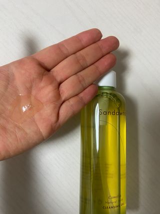 스킨큐어 산다화 순한 클렌징 동백 오일 200ml — 5점을 준 리뷰어가 2023년 5월 올린 사용 사진