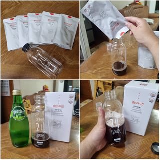 클린24시간 1BOX(5포) + 전용보틀(500ml) — 5점을 준 리뷰어가 2022년 9월 올린 사용 사진