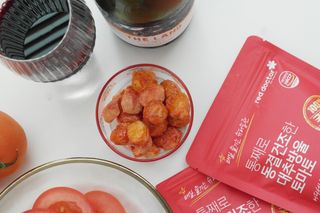 레드닥터 완숙토마토 + 통째로 동결건조한 대추방울토마토 — 5점을 준 리뷰어가 2022년 11월 올린 사용 사진