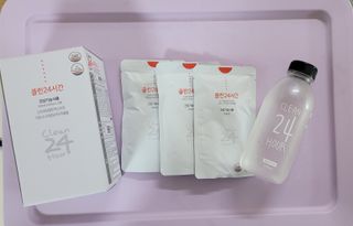 클린24시간 1BOX(5포) + 전용보틀(500ml) — 5점을 준 리뷰어가 2022년 8월 올린 사용 사진