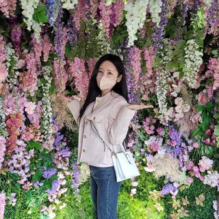 애니가드 셋업메베마스크 (대형 4컬러 + 중형 4컬러) — 5점을 준 리뷰어가 2022년 4월 올린 사용 사진