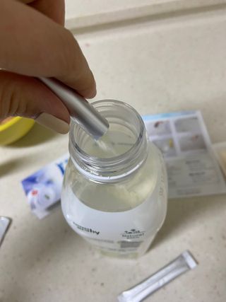 하나마이 [BEST 판매율 1위] 카스피해 유산균 종균_발효기가 필요없이 간편하게 만들어 먹는 요거트 생유산균 — 5점을 준 리뷰어가 2023년 3월 올린 사용 사진