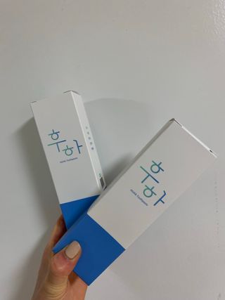 [심폐소생소] 무불소 임산부 천연 치약 — 5점을 준 리뷰어가 2021년 12월 올린 사용 사진
