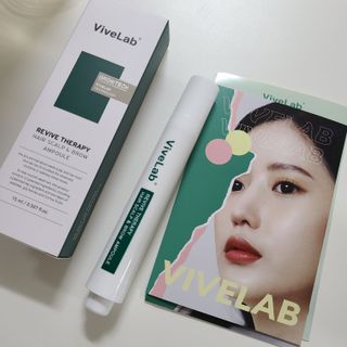 바이브랩 [탈모증상완화] 헤어라인 눈썹 두피앰플 — 4.5점을 준 리뷰어가 2022년 3월 올린 사용 사진