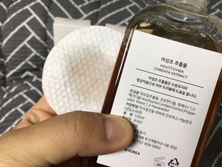 랑팡 병풀추출물150ml+어성초추출물150ml+스킨빅패드60매 — 5점을 준 리뷰어가 2021년 10월 올린 사용 사진