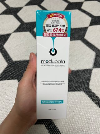 모두발라 탈모집중케어 헤어토닉 — 4.5점을 준 리뷰어가 2022년 1월 올린 사용 사진