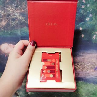 프리마인 귀족의 콜라겐, 92배 흡수율. 럭셔리 프리미엄 셀라브 콜라겐필름 30매 — 5점을 준 리뷰어가 2021년 9월 올린 사용 사진