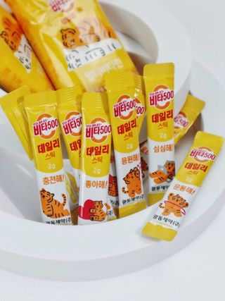 광동생활건강 [광동] 비타 500 데일리 스틱 VB, VC를 함유한 멀티비타민 30포+30포 — 5점을 준 리뷰어가 2022년 7월 올린 사용 사진