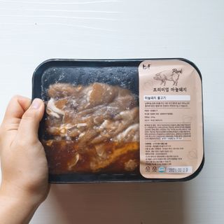 백석푸드시스템 프리미엄 마늘돼지 불고기 — 5점을 준 리뷰어가 2021년 6월 올린 사용 사진