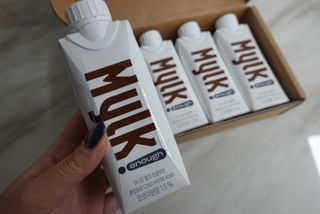 이너프 뮐크 초콜릿맛 — 4점을 준 리뷰어가 2022년 10월 올린 사용 사진