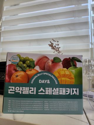 참앤들황토농원 10가지 맛, 입맛대로 스페셜하게~ 가볍게 한 포 땡! 곤약젤리 스페셜 패키지 130ml x 30포 — 5점을 준 리뷰어가 2023년 1월 올린 사용 사진