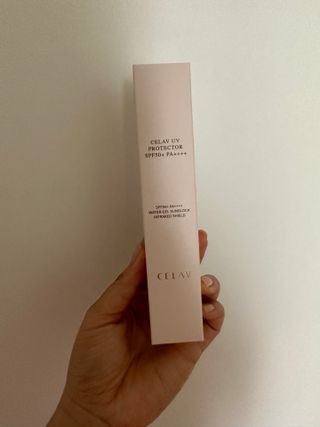 프리마인 선크림만 바꿨을 뿐인데 매일 물 2L챙겨먹고 기초케어 완벽하게 한 물빛피부 완성,셀라브UV프로텍터 — 5점을 준 리뷰어가 2023년 7월 올린 사용 사진