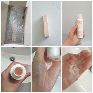 소담스퀘어 상암 [아멍코스메틱] 러뷰 리얼스킨 파룰 효소 파우더 워시 — 5점을 준 리뷰어가 2022년 11월 올린 사용 사진