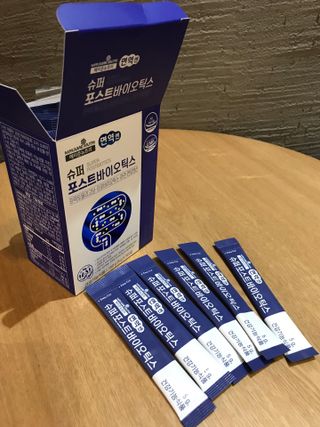 메이준뉴트리 슈퍼 포스트바이오틱스 — 5점을 준 리뷰어가 2021년 5월 올린 사용 사진