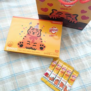 광동생활건강 프리 [광동] VB와 VC를 함유한 멀티 비타민 비타 500 데일리 스틱 180포 — 5점을 준 리뷰어가 2022년 5월 올린 사용 사진