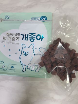 My Pet Care 천연단백질 눈건강에 개좋아 — 5점을 준 리뷰어가 2021년 3월 올린 사용 사진