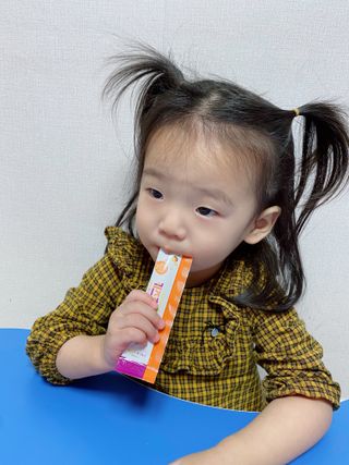베거스코리아 [콜리케어] 키즈 홍삼콜리 딸기맛 14포 — 5점을 준 리뷰어가 2021년 11월 올린 사용 사진