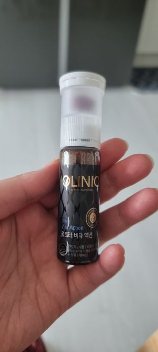 올리닉 울트라비타액션 — 5점을 준 리뷰어가 2021년 10월 올린 사용 사진