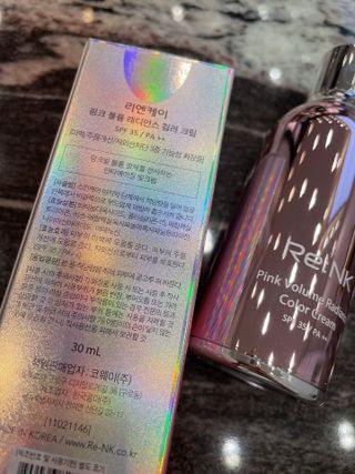 Re:NK 리엔케이 핑크 볼륨 래디언스 컬러크림 — 5점을 준 리뷰어가 2021년 7월 올린 사용 사진