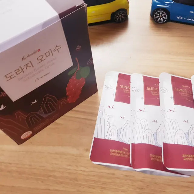 K도라지 오미수 목에좋은 도라지 음료 80ml*7봉 리뷰 사진