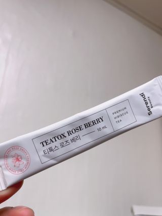 세렌디뷰티_이너뷰티 티톡스 로즈 베리 — 5점을 준 리뷰어가 2021년 5월 올린 사용 사진