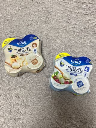 매일바이오 그릭요거트 오리지널 플레인 4개, 로스터리 커피믹스 4개 — 5점을 준 리뷰어가 2021년 12월 올린 사용 사진