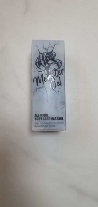 [바록스] 류현진 올인원 바디릴렉싱 몬스터겔 50ml — 5점을 준 리뷰어가 2021년 4월 올린 사용 사진