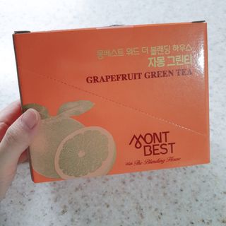 몽베스트 위드더 블랜딩 하우스 _자몽 그린티 — 5점을 준 리뷰어가 2023년 1월 올린 사용 사진