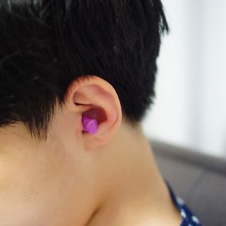3M 소음방지 수면 귀마개 굿나잇 이어플러그 오렌지/퍼플 50쌍 — 4.5점을 준 리뷰어가 2023년 7월 올린 사용 사진