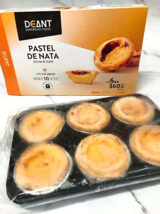 디앙뜨 포르투갈 에그타르트 오리지널 맛+패션후르츠 맛 중 택1 — 5점을 준 리뷰어가 2021년 8월 올린 사용 사진