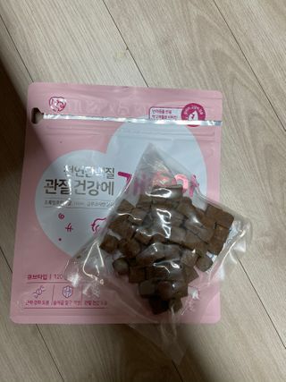My Pet Care 천연단백질 관절건강에 개좋아 — 5점을 준 리뷰어가 2021년 2월 올린 사용 사진