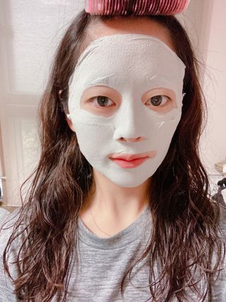 아이디플라코스메틱 페이스핏 플라스터 마스크 _ 리뉴얼 — 5점을 준 리뷰어가 2021년 5월 올린 사용 사진