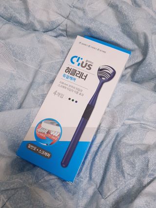 크리오 클리어스 혀백태제거 구취관리 혀클리너 — 5점을 준 리뷰어가 2021년 3월 올린 사용 사진
