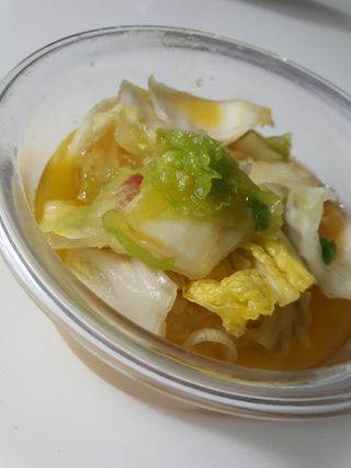 셰프애찬 단호박 백김치 1kg — 5점을 준 리뷰어가 2022년 10월 올린 사용 사진