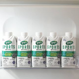 셀렉스스포츠 셀렉스 스포츠 웨이 프로틴 초콜릿 _ 330ml x 12팩 — 5점을 준 리뷰어가 2021년 3월 올린 사용 사진
