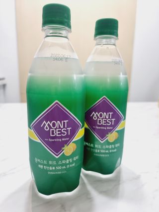 몽베스트 Montbest with Sparkling water Lemon OR Lime 20병(랜덤) — 5점을 준 리뷰어가 2021년 10월 올린 사용 사진