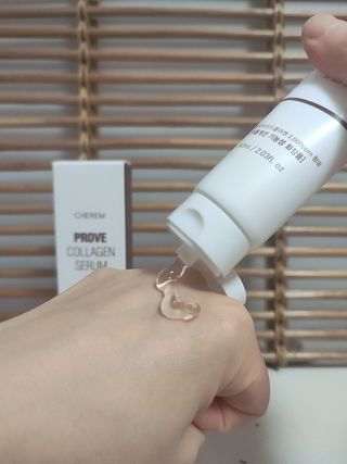 체르엠  프루브 콜라겐 앰플세럼 60ml 1병 — 5점을 준 리뷰어가 2022년 3월 올린 사용 사진
