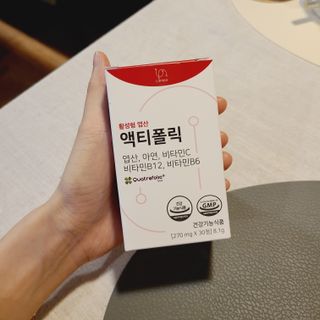 [리노브] 4세대 활성엽산 액티폴릭 270mg x 30정 — 5점을 준 리뷰어가 2022년 7월 올린 사용 사진