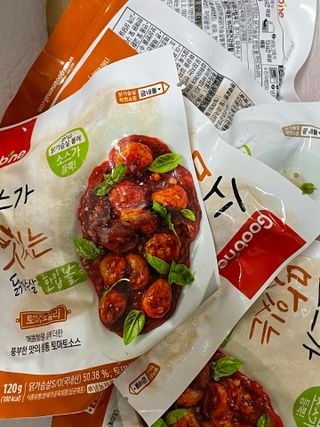 굽네몰 [굽네] 소스가 맛있는 닭가슴살 슬라이스 4종 — 5점을 준 리뷰어가 2021년 4월 올린 사용 사진