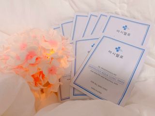 닥터마시멜로 닥터마스멜로 마블러스 아쿠아 클리닉 마스크 — 5점을 준 리뷰어가 2021년 7월 올린 사용 사진