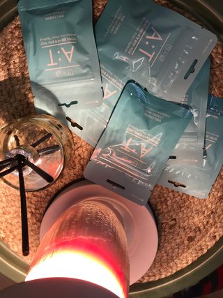 입 냄새 완화에 도움을 주는 에티켓 캔디 앳캔디 스트롱민트 — 5점을 준 리뷰어가 2021년 2월 올린 사용 사진
