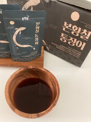 [비린내 완벽제거] 본황칠 통장어 국내산 장어즙 아르기닌 2800mg 장어즙효능 기력보강 — 5점을 준 리뷰어가 2022년 8월 올린 사용 사진