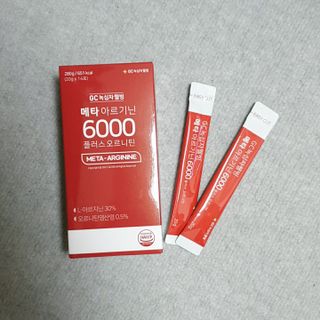 메타아르기닌 GC녹십자웰빙 메타 아르기닌 6000 플러스 오르니틴 — 5점을 준 리뷰어가 2022년 11월 올린 사용 사진