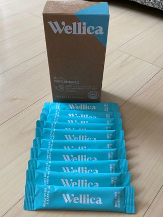 웰리카 저분자 피쉬콜라겐 10포 — 4.5점을 준 리뷰어가 2021년 3월 올린 사용 사진