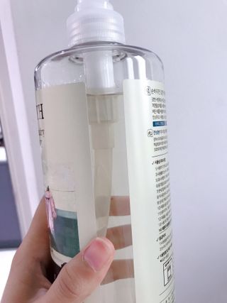고위드올인원 세탁세제 1000ml — 5점을 준 리뷰어가 2021년 5월 올린 사용 사진