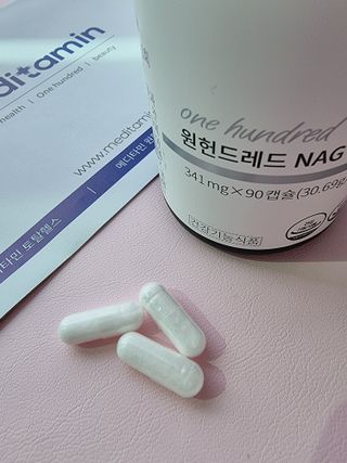 메디타민 원헌드레드 NAG — 5점을 준 리뷰어가 2021년 9월 올린 사용 사진