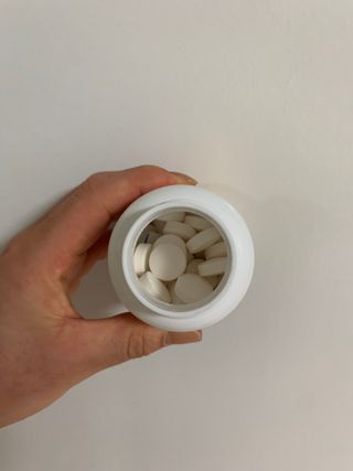 서울약사신협_면역애 아연 츄어블 60정 — 5점을 준 리뷰어가 2021년 8월 올린 사용 사진