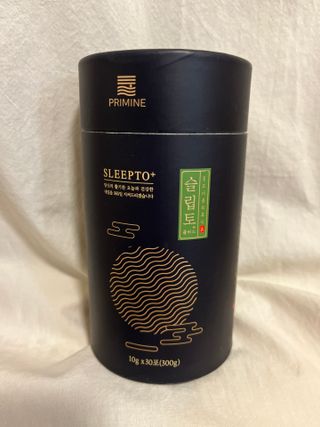 프리마인 자체 기업부설 연구소에서 찾아낸 건강한 수면의 비밀.  슬립토 플러스 30포 — 4.5점을 준 리뷰어가 2022년 8월 올린 사용 사진