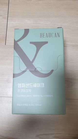 [뷰캔] 건강한 식사대용 앰퍼샌드 단백질 쉐이크 초코&말차 50g — 4점을 준 리뷰어가 2022년 6월 올린 사용 사진