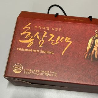 서울약사신협_프리미엄 6년근 홍삼진액_70mlx30포 — 5점을 준 리뷰어가 2021년 2월 올린 사용 사진
